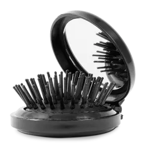 Mini Hair Brush w/ Mirror