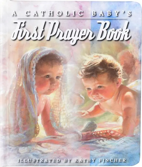 USED Book - A Catholic Baby's First Prayer Book by Fincher, Kathy (Board book) - english