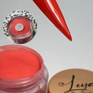 Leyac Acrylic Power Nails - Finely Milled Soft Smooth Powder for Beginners Self-Leveling Superior Adhesion Durable Nail Extensions & Art