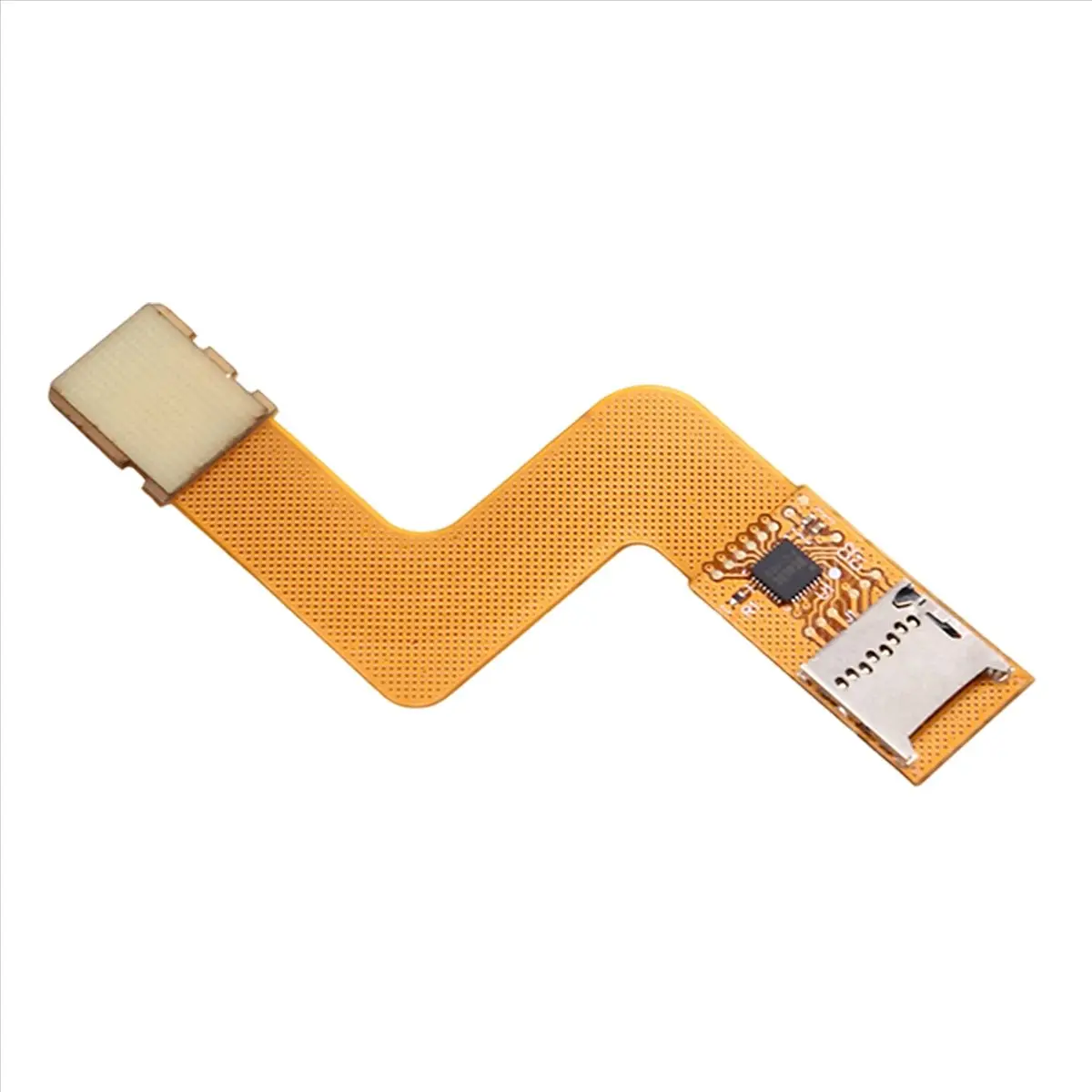 Plastic M2 to Micro-SD Card Adapter for PSP Go Game Console, 128GB SD Card Compatible, Fast Transfer, Game Expansion Plug-in Accessory