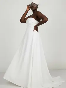 The Magnolia Dress - Size 24, Classic Design, Versatile for Various Occasions, Cut Out Back, Matte Mikado Fabric, Perfect Fit for Size 24