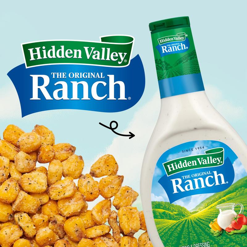 Snak Club Family Size Hidden Valley Ranch Toasted Corn E-Comm 8.5 Ounce, 3 Pack Bundle