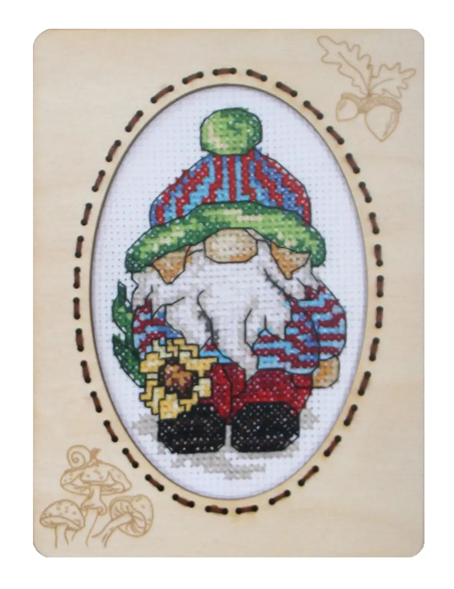 Gnomes Counted Cross Stitch Kit by Orchidea 6660