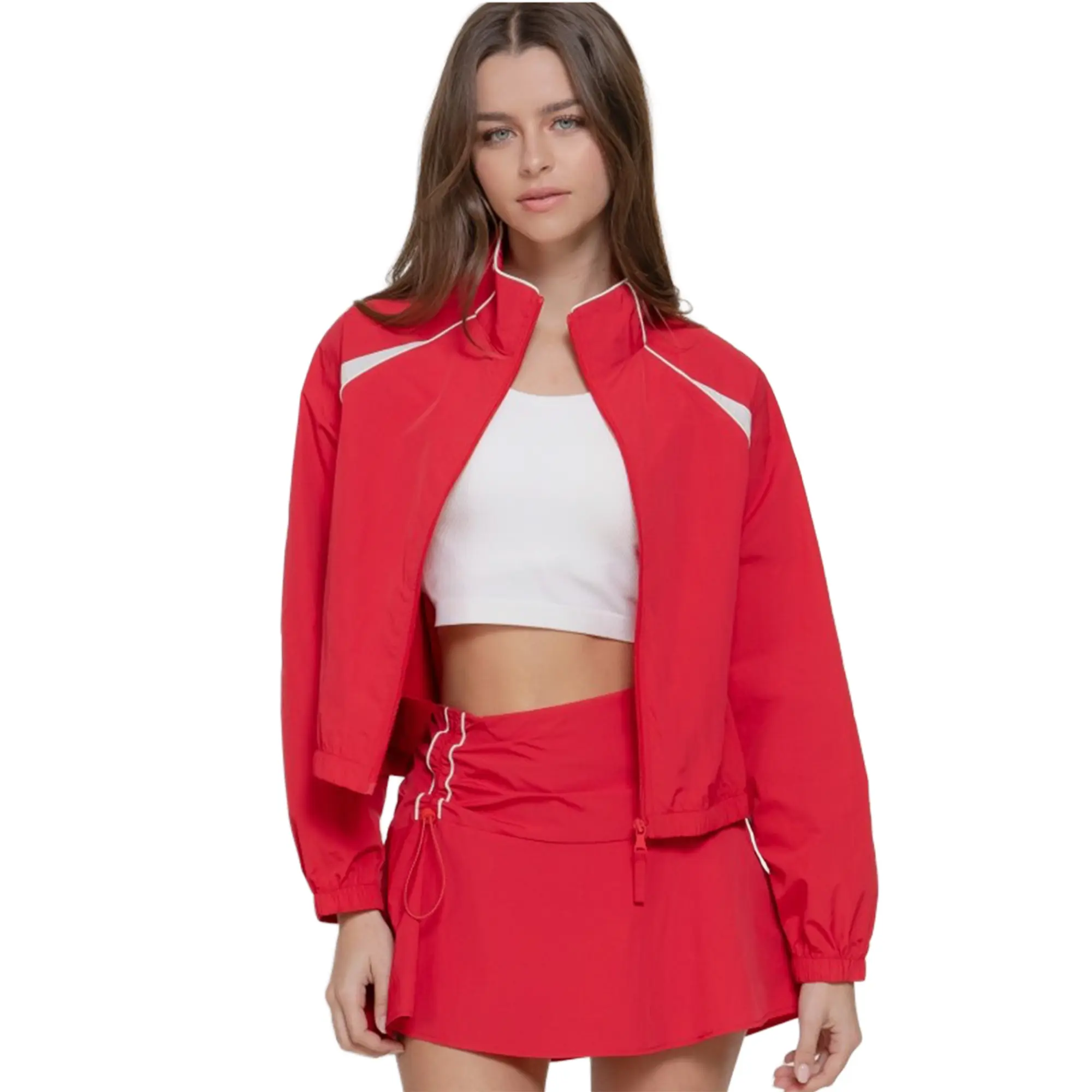 Windbreaker Jacket and Skort Set Windbreaker Jacket and Skort Set