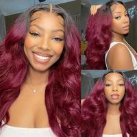 5x5 1B99J HD Lace Wig