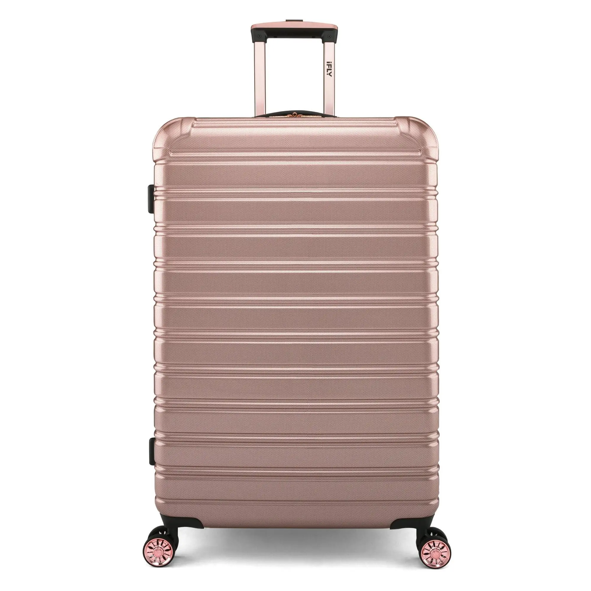 iFLY Fibertech 3.0 28" Large Checked Suitcase – Hardside Expandable Spinner Luggage for Travel