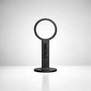 HatDock Dashboard Hat Holder / Keeps Hats Safe While Driving / Universal Fit / Carbon Matte Black