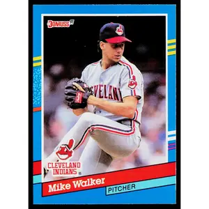 Mike Walker 1991 Donruss #61b Cleveland Indians