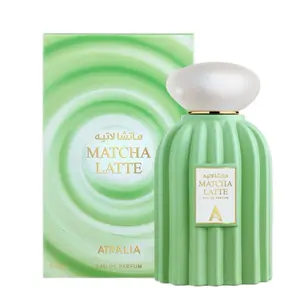 Atralia Matcha Latte Eau de Parfum - Sweet & Long Lasting Gourmand Perfume Inspired by Matcha Tea with Vanilla Toffee & Tonka Beans for Women & Unisex Fragrance