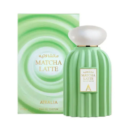 Atralia Matcha Latte Eau de Parfum - 100ml Unisex Gourmand Fragrance for Adults, Long-Lasting Green Tea Meets Gourmand Scent with Madagascar Vanilla Musk, Toffee Licorice, Icing Sugar, Cotton Milk, Citral, Café Sweet, Ideal for Birthdays