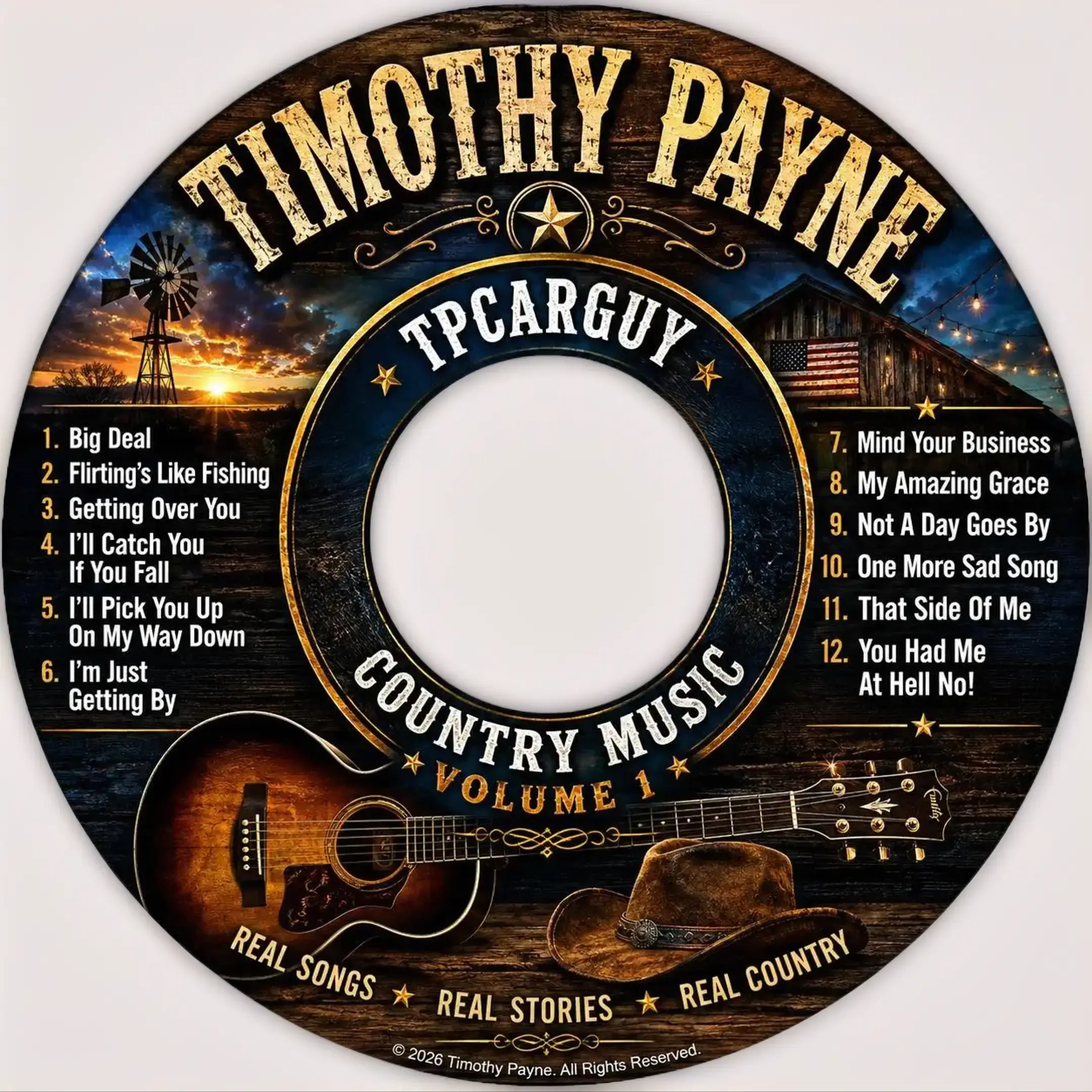 Music CD 12 songs