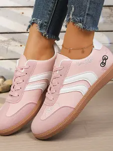 2026 New Track Shoes, Soft Texture, Easy to Maintain, Suitable for Daily Commute, Campus Wear, Light Sports, Patchwork Design