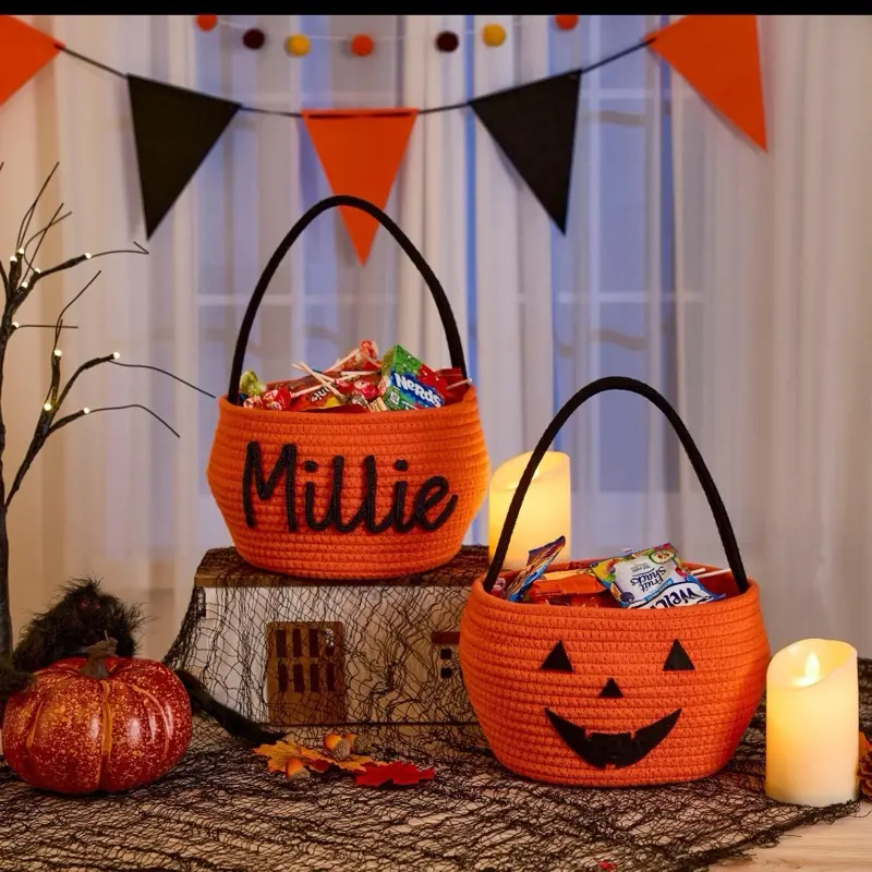 Personalized Halloween Basket