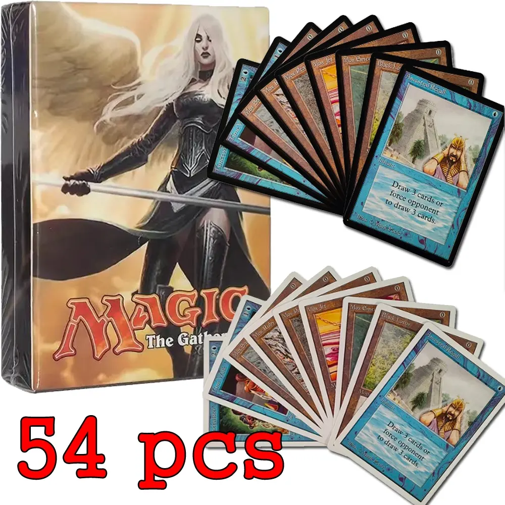 High Quality Hot Sell NO. 54M1 MTG Proxy Cards 54pcs Magic The Gathering  Cards P9 Dual Land Fetch Land Shock Lands Black Core, Expansion Card  Trading Card Games Collectible Card Game -
