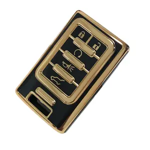 for Cadillac Key Fob Cover Soft Tpu Protective Case Compatible with Ct5 Ct6 Xt5 Xt6 Cadillac Iq Optiq V Iq Sharp Car Models Car Key Protector Key Fob Shell