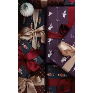 Ballerina Wrapping Paper Girl Gift Wrap Nutcracker Gift Wrap Elegant Christmas Gift Wrap Ballet Wrapping Paper Christmas Gift Wrap Girl