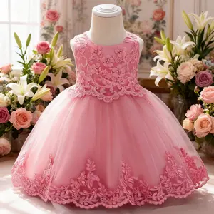 5097 Toddler Girl Princess Dress Girls Embroidered Dress Girls Birthday Party Vestidos Princess Dress