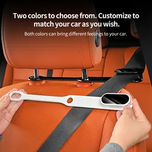1PCS new model, car seat belt holder, suitable for 99% of car seats on the market. It is recommended to carry a limiter, a safety bag adjuster, and do not restrain the neck and stomach, making driving more comfortable.