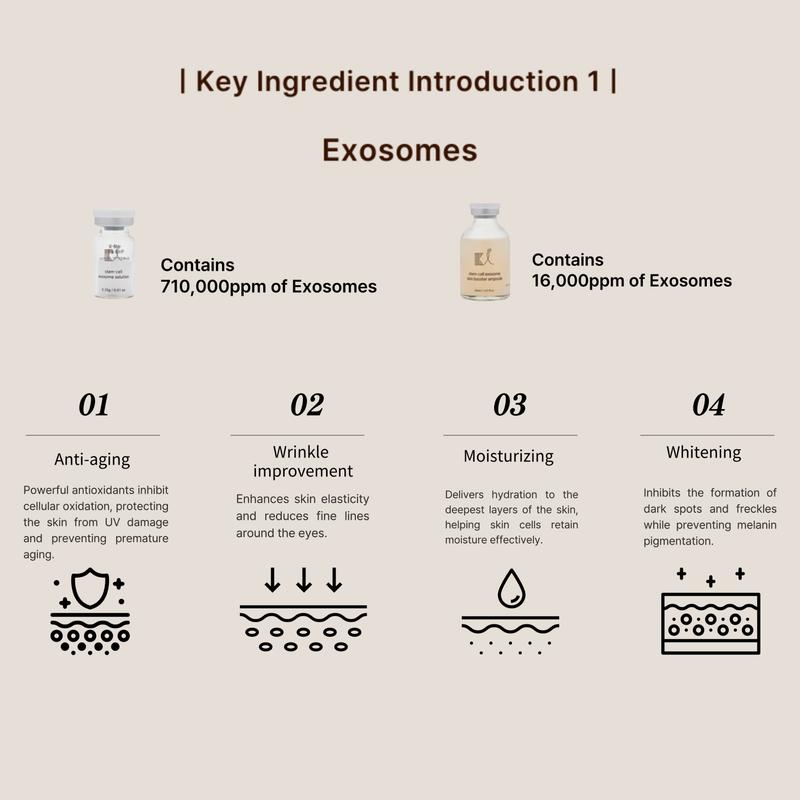 KI Stem-Cell Exosome Booster Kit – Anti-Aging & Brightening Ampoule Set