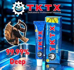 TKTX Tattoo Numbing Cream –Blue 99% Limited International – pain free tattoo– Fast-Acting Anesthetic Formula for Uninterrupted Ink Sessions