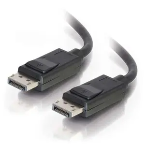 C2G 15ft (4.6m) DisplayPort Cable with Latches 4K 60Hz UHD M/M - Black
