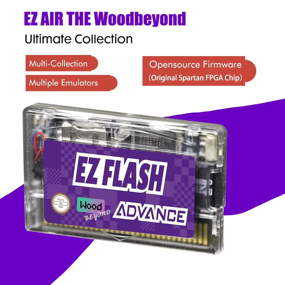 EZ AIR FPGA GBA Cartridge Flash GBA Cart Retro Ultimate Multiple Simulators With Manual For DS Lite