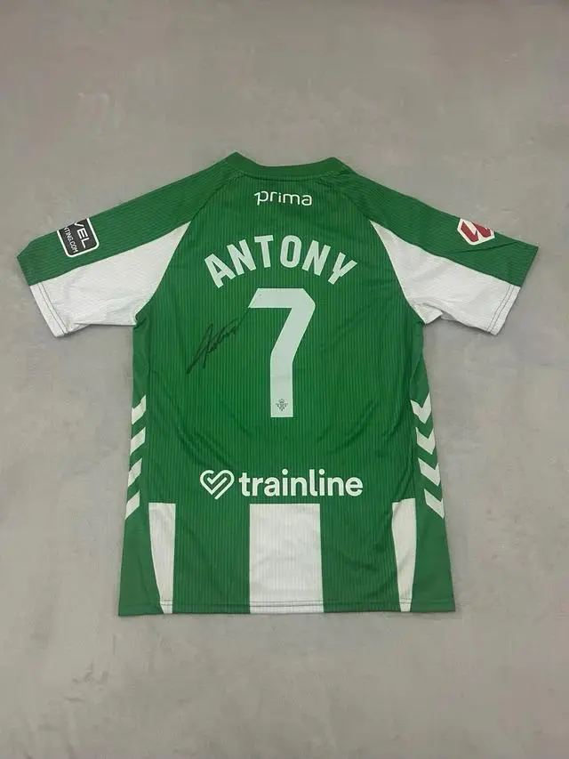 ANTONY #7 - BETIS Home Soccer Jersey - Soccer Jersey Men Women, Breathable Quick Dry Football Shirt, Lightweight Athletic Sports Tee for Training, Match, Gym & Outdoor Play