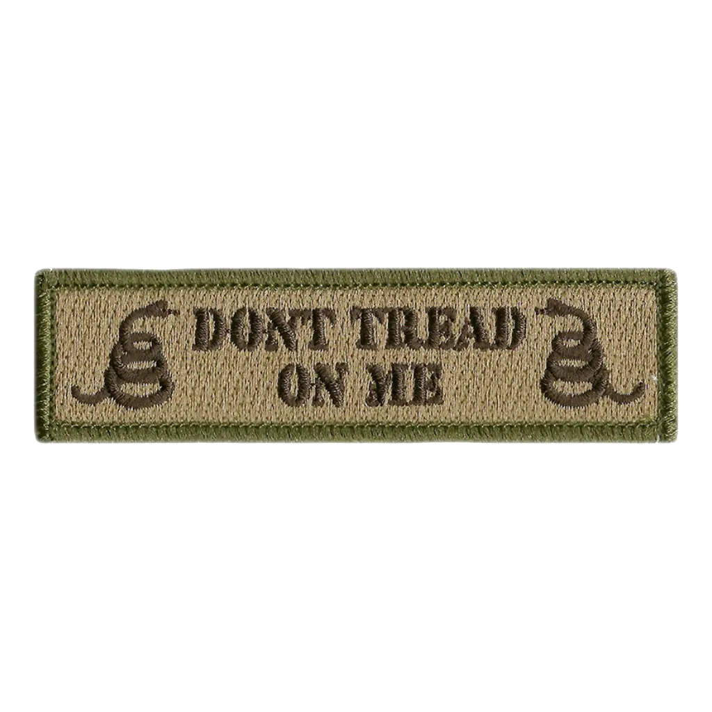 DTOM 1" x 3 3/4" Morale Patch (Back of Tactical Cap)