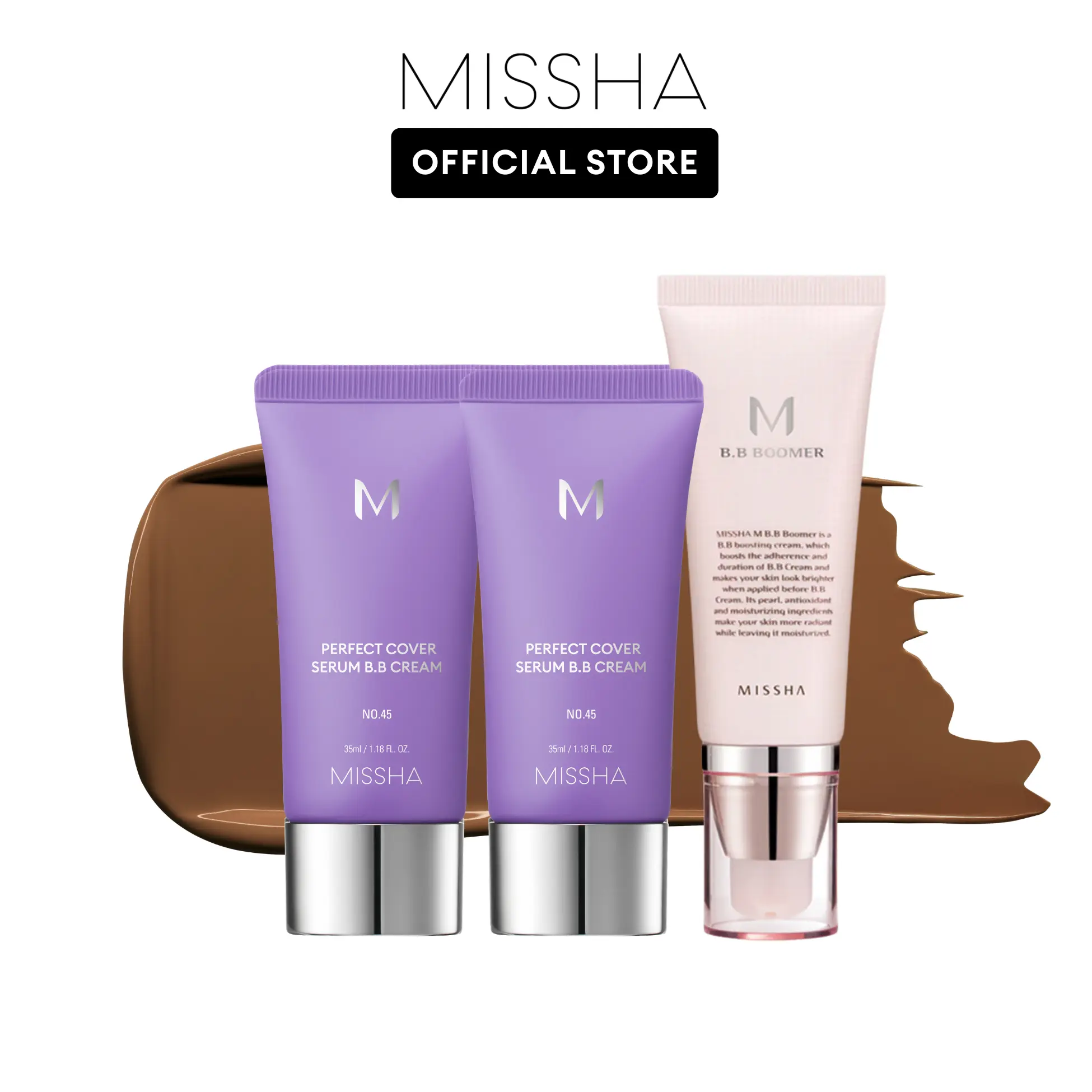 #45 Deep Mocha [2pcs] + BB Boomer