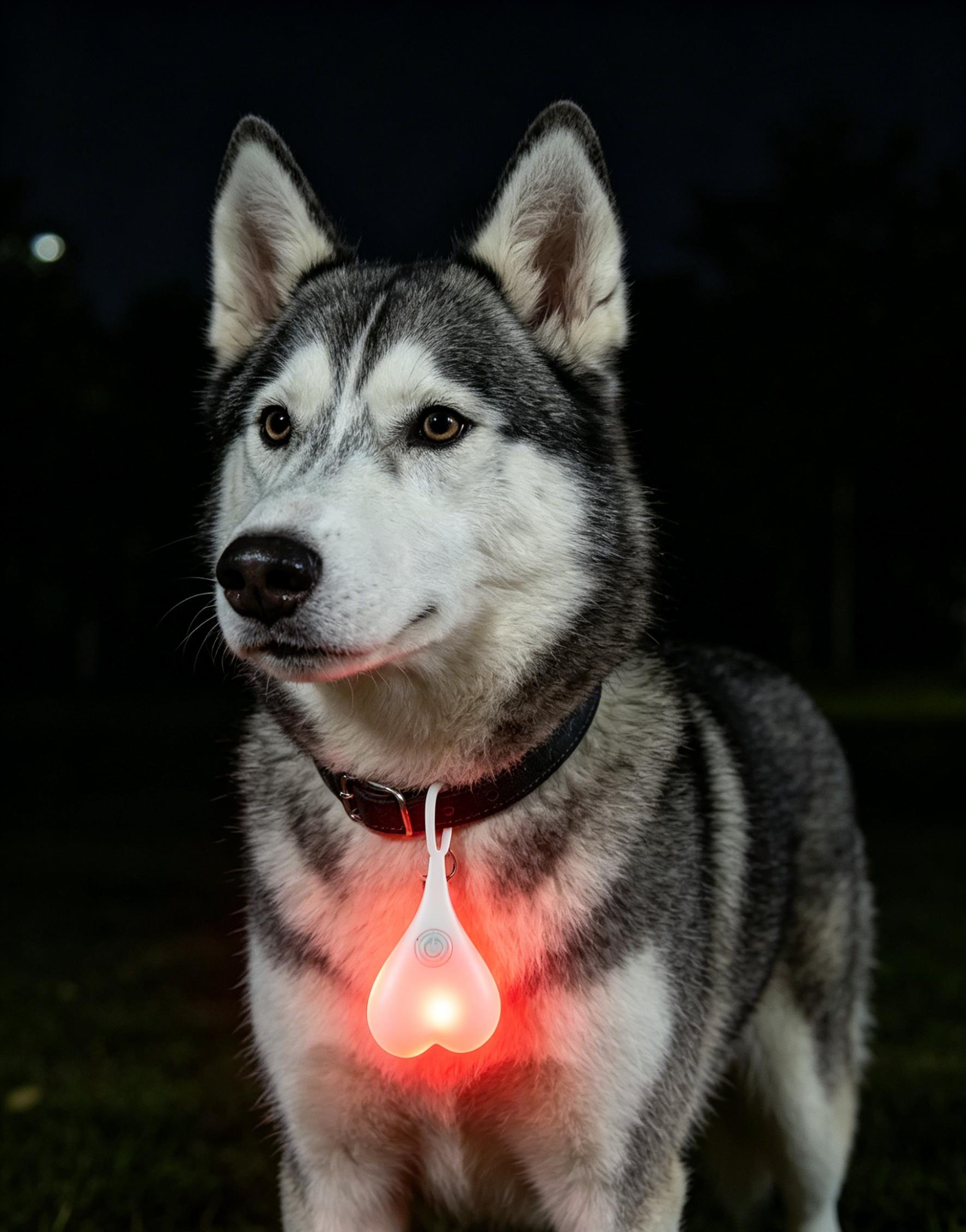 Heart LED size comparison