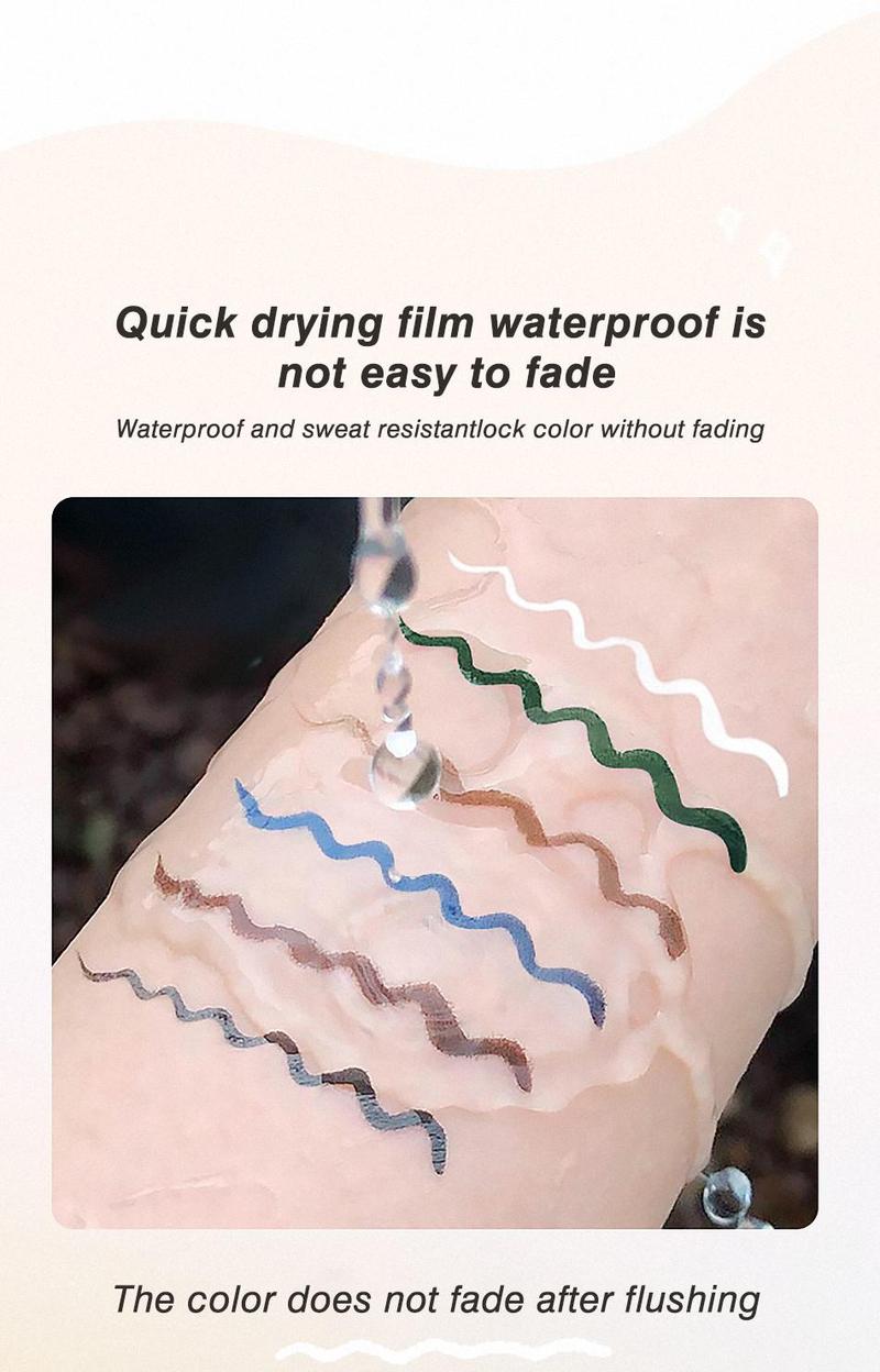 MANSLY Slim Colorful Liquid Eyeliner Pen Waterproof & Smudge-Proof Ultra-Fine Precision Tip for Defined Lines Long-Lasting All-Day Wear Eye Makeup Matte Eyeliner Set Buy 1 Take 1 al teyeliner