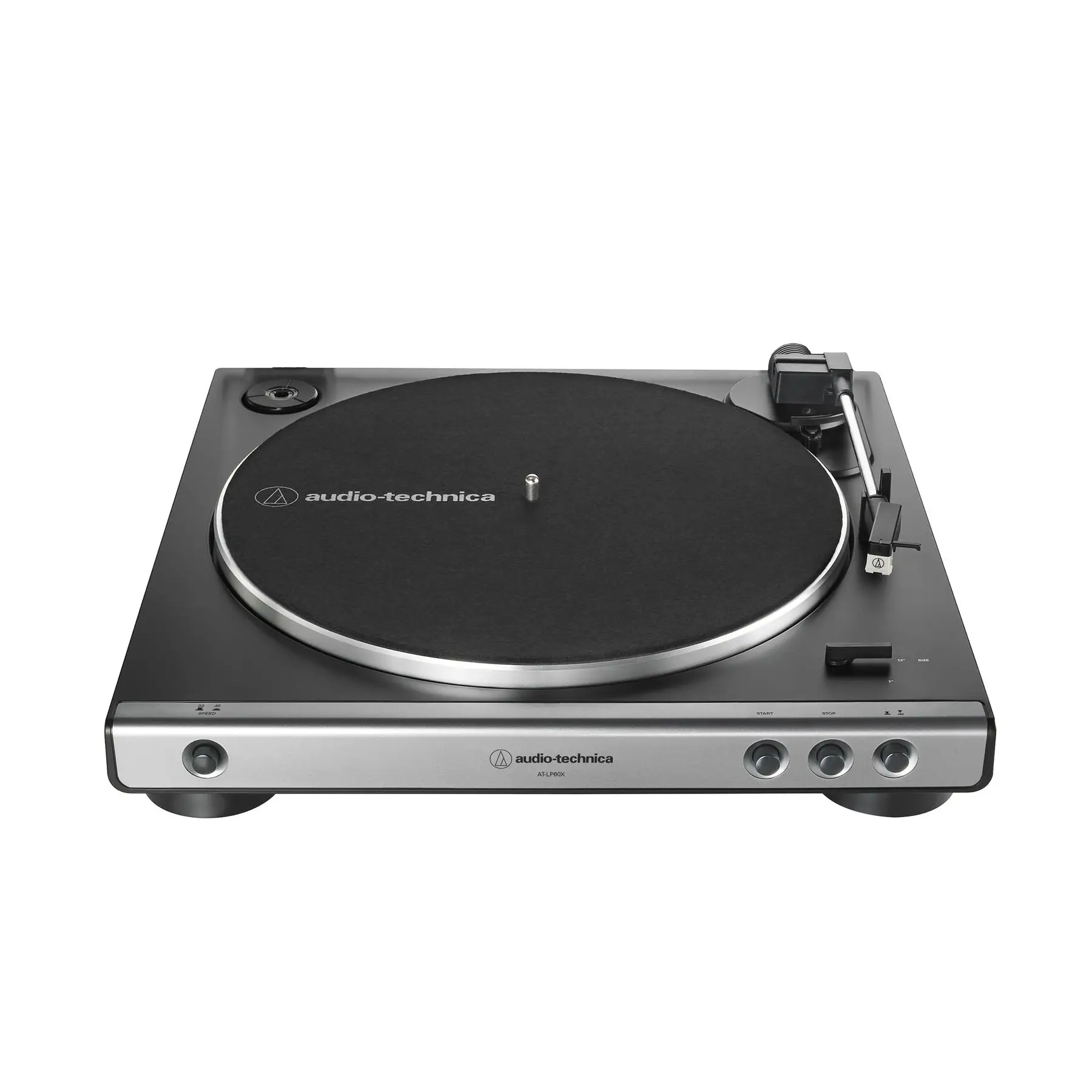 Audio-Technica: AT-LP60X-GM Automatic Vinyl Player - Gunmetal Silver