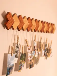 Boho Photo Display Hanger | Maple & Jatoba Wood Polaroid Frame