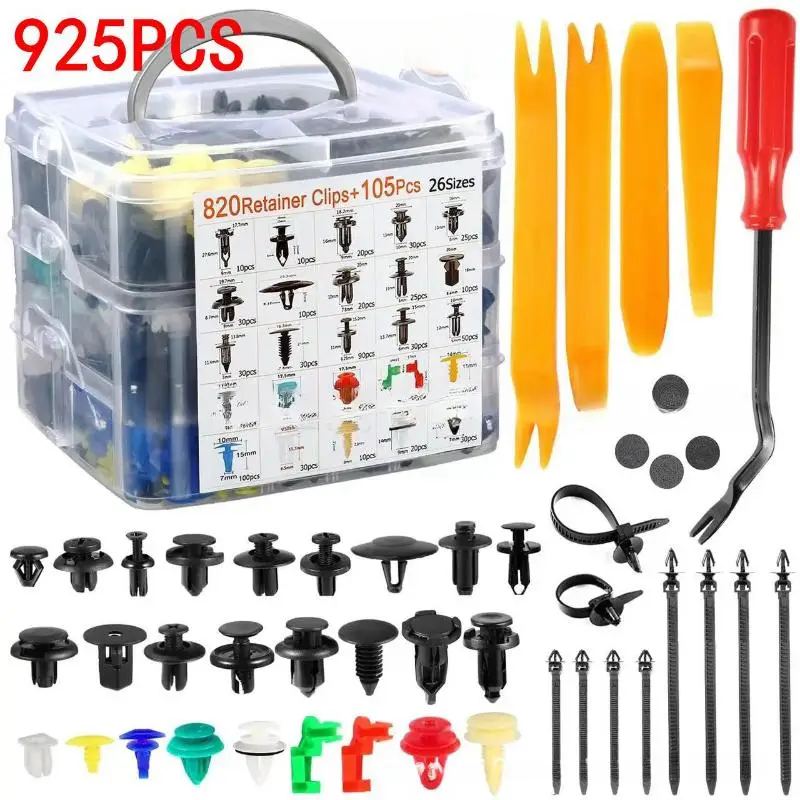 Car Body Universal Fastener, Universal Car Body Fastener (925 Counts/set), Automotive & Motorcycle Accessories, Car Accessories, Car Body Fastener Too