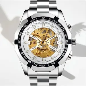 Fashionable new mechanical watch with durable strap and beautiful design, suitable for various casual to formal occasions