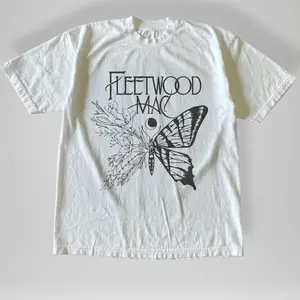 Vintage Style Fleetwood Mac Butterfly Graphic T-Shirt , Y2k Clothing, Pop Aesthetic Graphic Tee, Vintage, Trendy