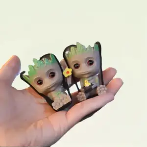 Creative cartoon tree-man car rearview mirror hanging ornament decoration