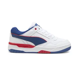 PUMA Mens Rebound Retro Lace Up Sneakers Shoes Casual - White