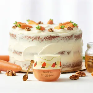 Bee Balm Carrot Cake – Limited Edition Lip Balm | Natural Moisturizing Plumping Lip Care with Beeswax & Shea Butter