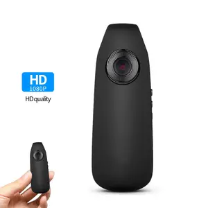 T007 Clip On Action Camera 1080P HD Video Audio Recording Motion Detection 3H Recording Charge While Recording body cam