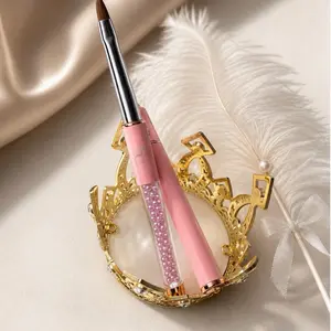 3D Nail Art Brush Size #4 for Precise Application and Detailing - Perfect for Nail Artistry and Detailing