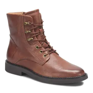 Comfortiva Water Resistant Leather Lace Up Boots - Elsberry
