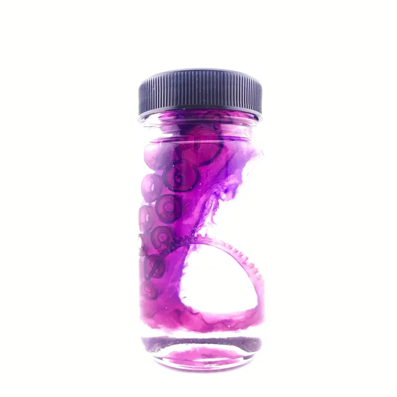 Diaphonized Wet Specimen Octopus Tentacle - Oddities and Curiosities Collection Spooky Home Halloween Decor - Diaphonization Apothecary Jar