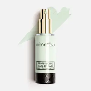 Mirenesse Professional Makeup Base Spf 15 1. Mint Redness Corrector Waterproof Primer Cosmetic