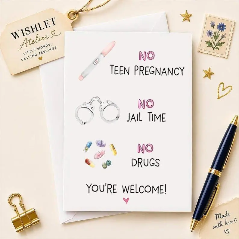 Greeting Cards with Envelopes, Funny, Heartfelt Designs for Dads, Friends - Birthday, Father's Day Office Stationery Greeting Cards (Computers & Office Supplies)