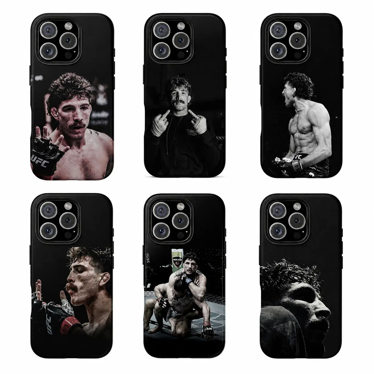 Quillan Salkilld UFC Fighters Collection Signature Phone Case, The Championship Phone Cover, Suitable for iPhone 17-11 Pro Max/Plus