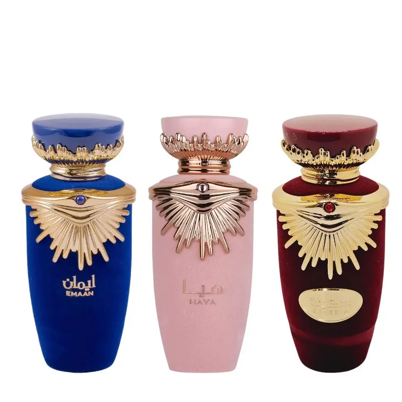Lattafa Bundle | Emaan + Haya + Sakeena | Women's Fragrance | 100 ML - 3.4 OZ | Eau De Parfum | Pink champagne - Pink Berries & Blood Orange