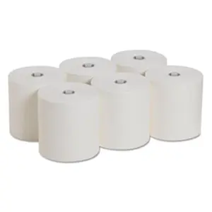 Pacific Blue White Towel Roll, Pack of 3, 8.5 h x 8.19 w x 23.81 d in, High Efficiency Bathroom Home Supply Towel