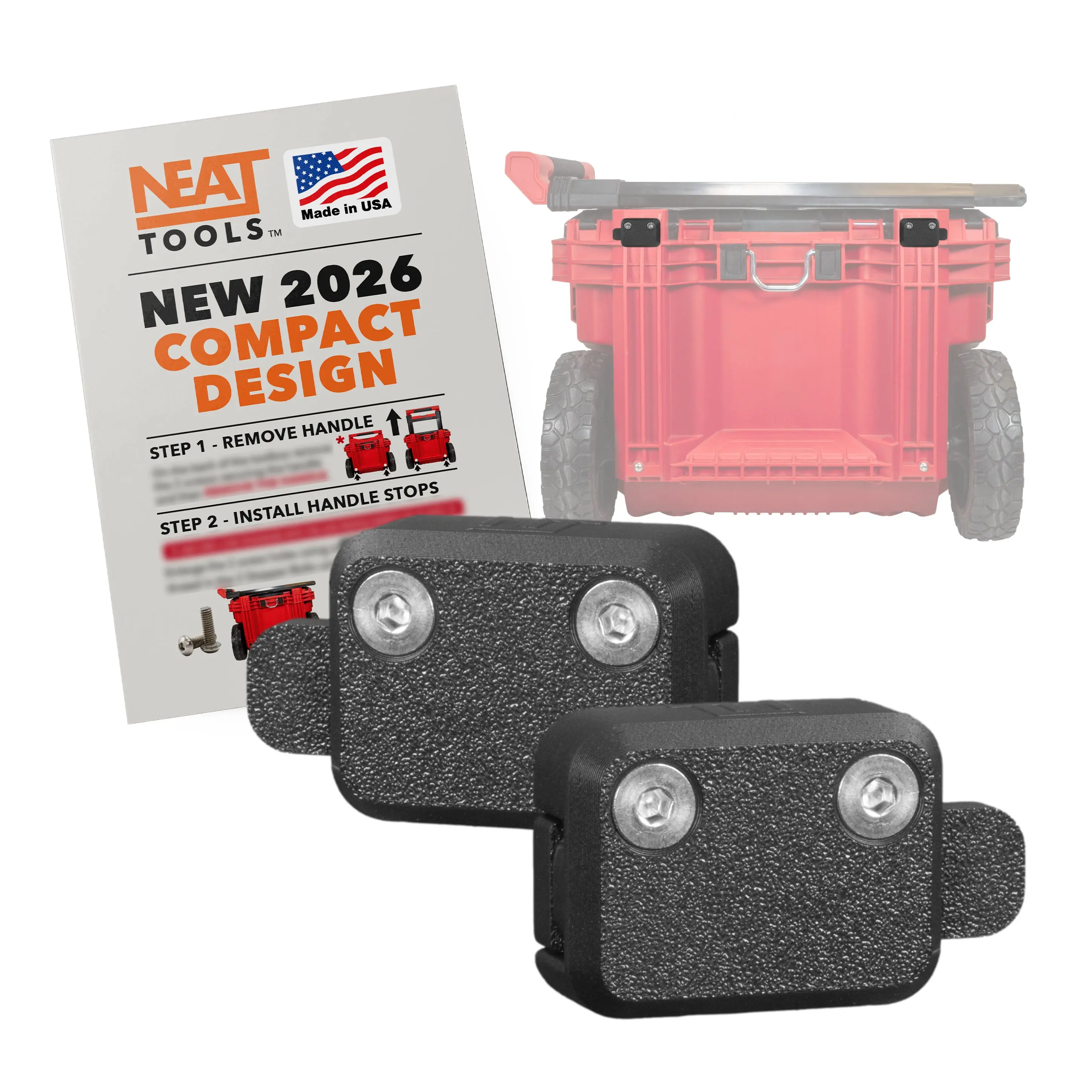 Compact Handle Release Pin Kit for Milwaukee PACKOUT Rolling Toolbox