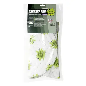 Garbage Pad Indoor Trash Can Absorbent Liner with Lavender Scent, Disposable Pad for Kitchen and Bathroom Bins, Designed in the USA